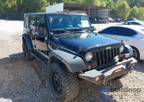 2015 Jeep Wrangler Unlimited Sport z USA, uszkodzony, nr VIN 1C4BJWDG8FL723120